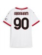 AC Milan Tammy Abraham #90 Venkovní Dres pro Dámské 2024-25 Krátký Rukáv